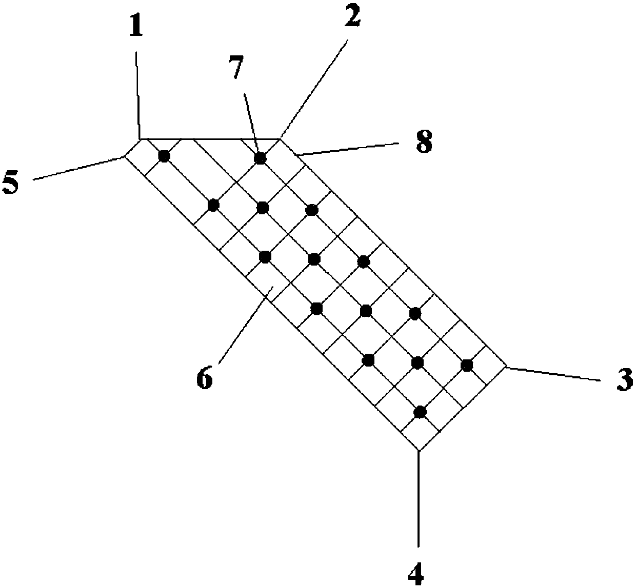 Positioning method of inclined plate based on excavation conditions of anti-slide piles