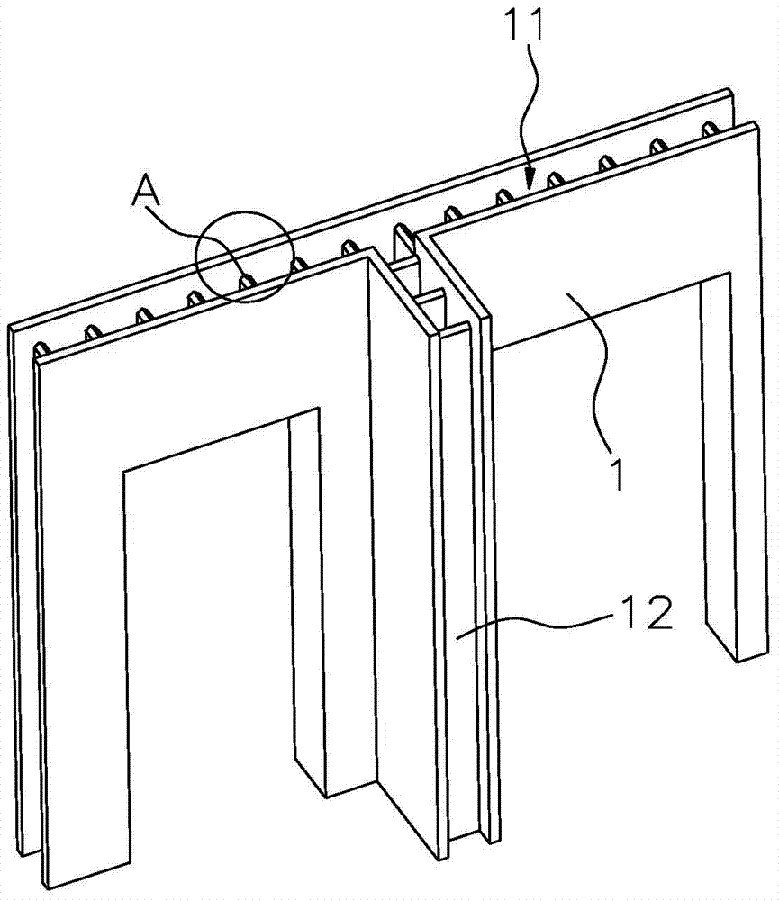 A hollow reinforced concrete precast wall module