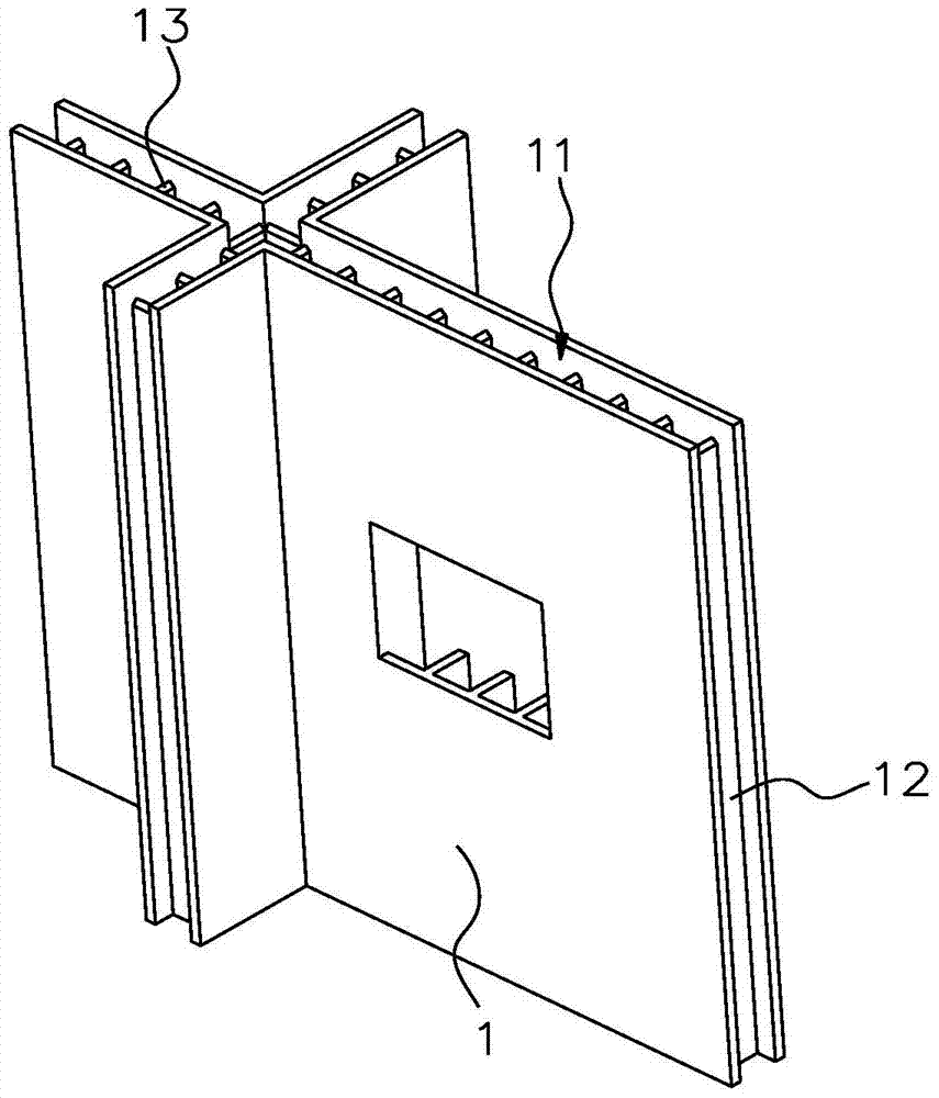 A hollow reinforced concrete precast wall module