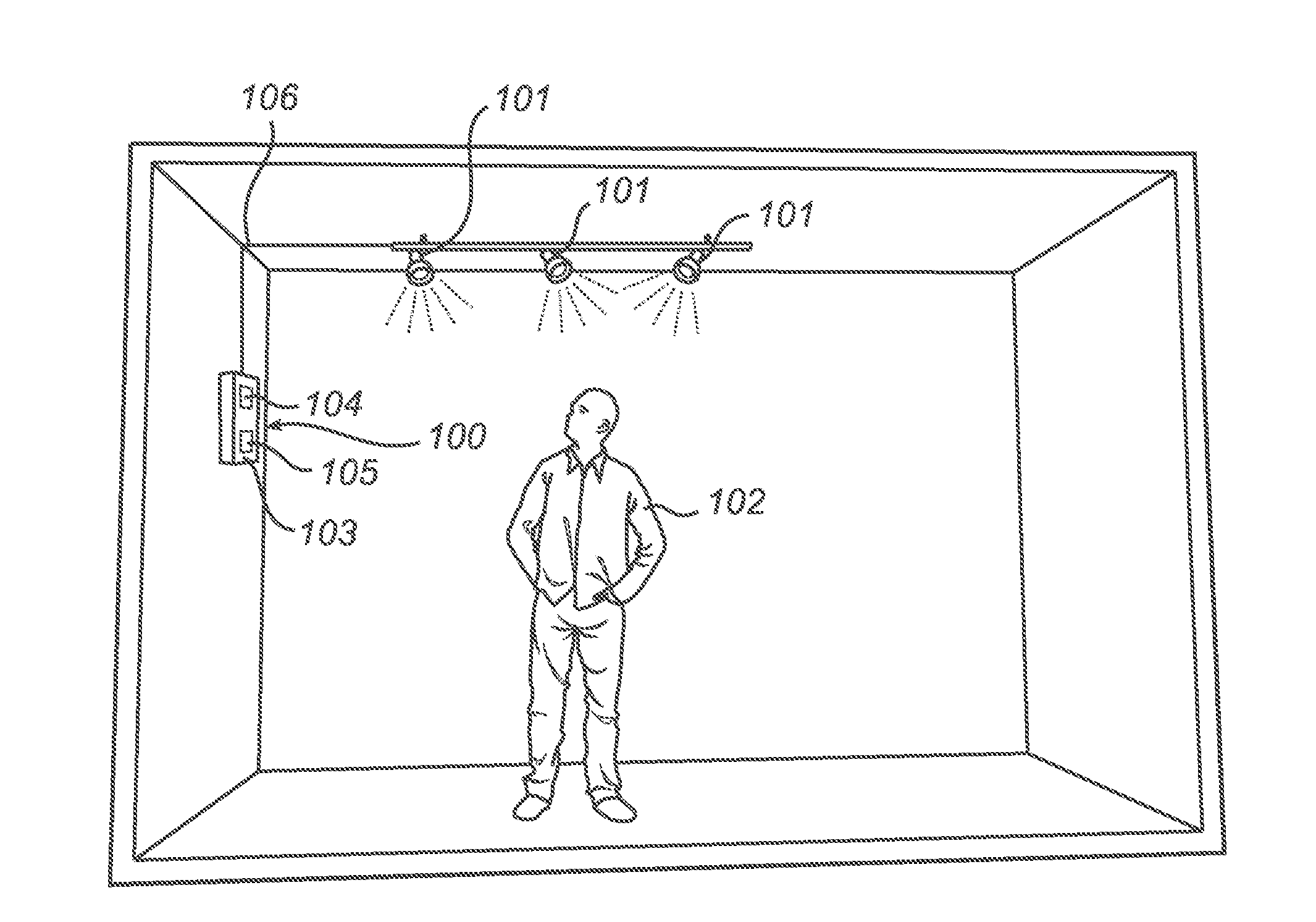 Color lighting system to influence perception of ambient temperature