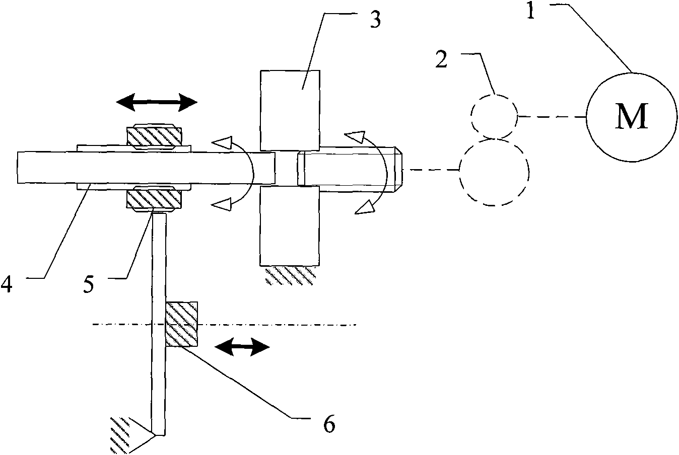 Clutch electric control mechanism for vehicle