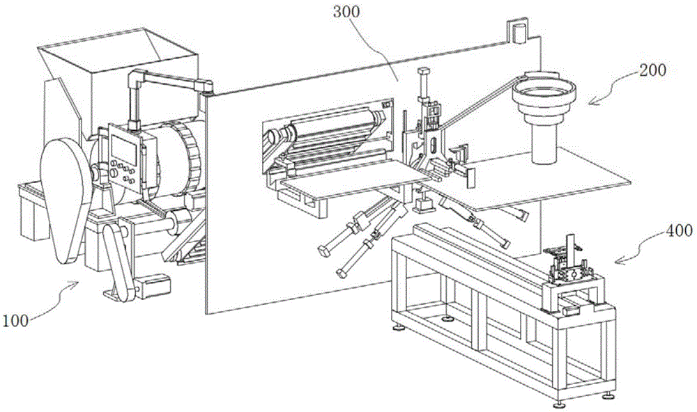 Fully-automatic round-head barrel hook forming machine