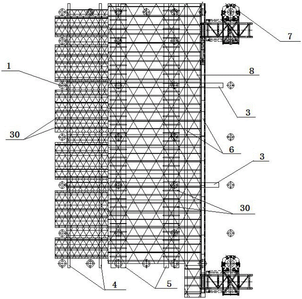 Pile block movable platform steel pipe pile driving construction method