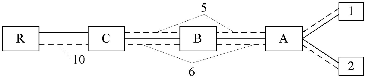 Multi-cast method and multi-cast network system