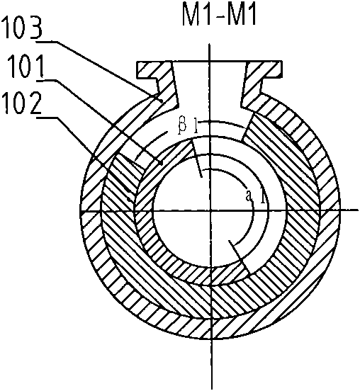 Intake and exhaust systems for supercharged internal combustion engine