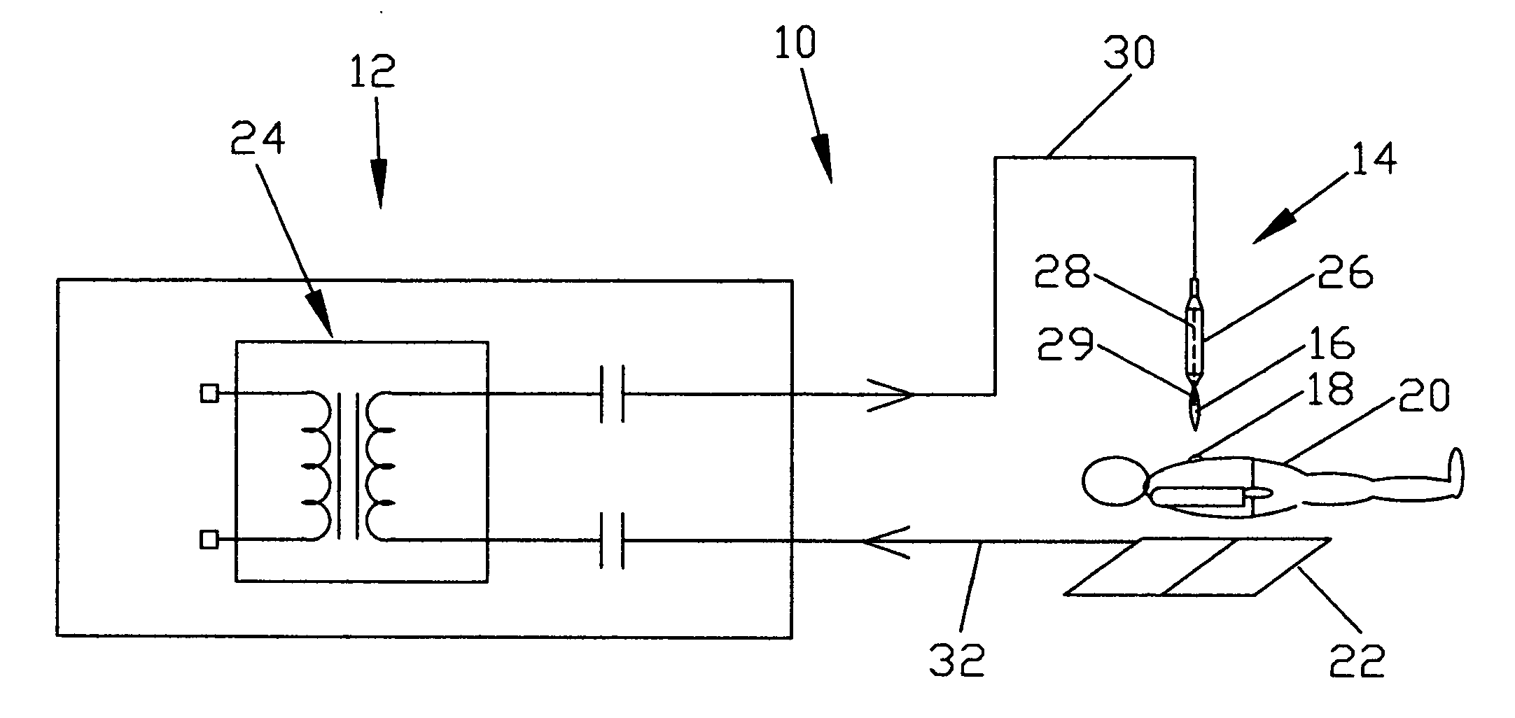 Method to generate a plasma stream for performing electrosurgery