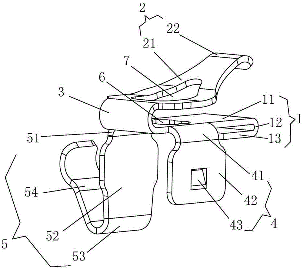 A compact two-way contact shrapnel structure