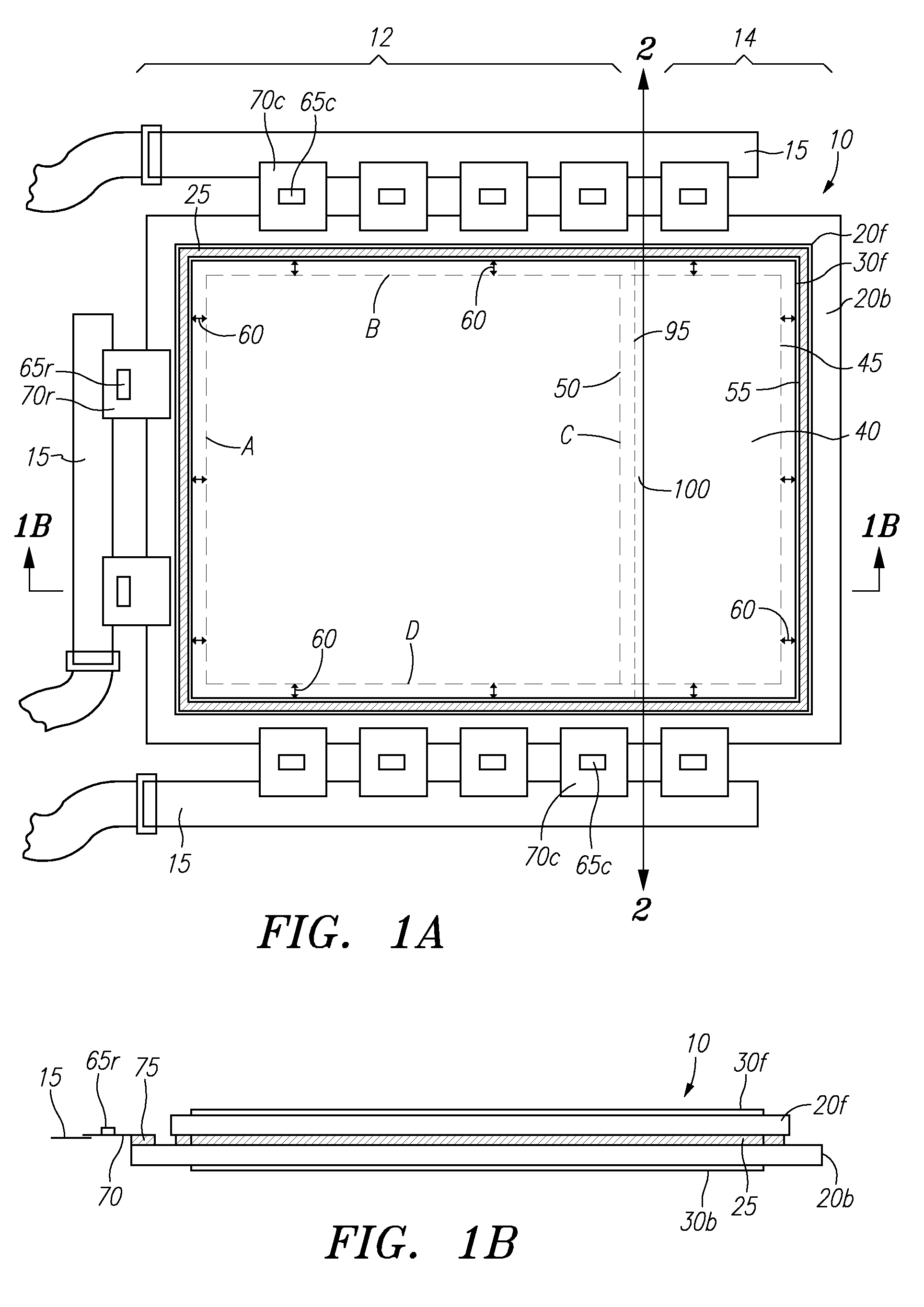 Apparatus and methods for resizing electronic displays