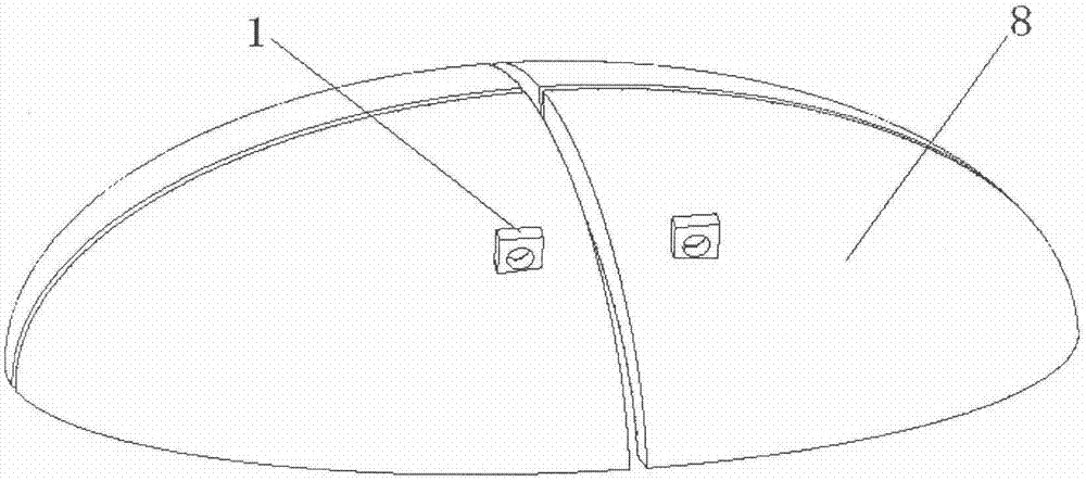 Assembling tool for flap type end enclosure