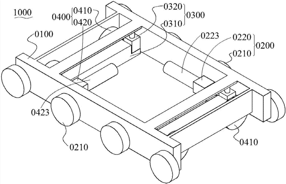 Telescoping wheel type chassis