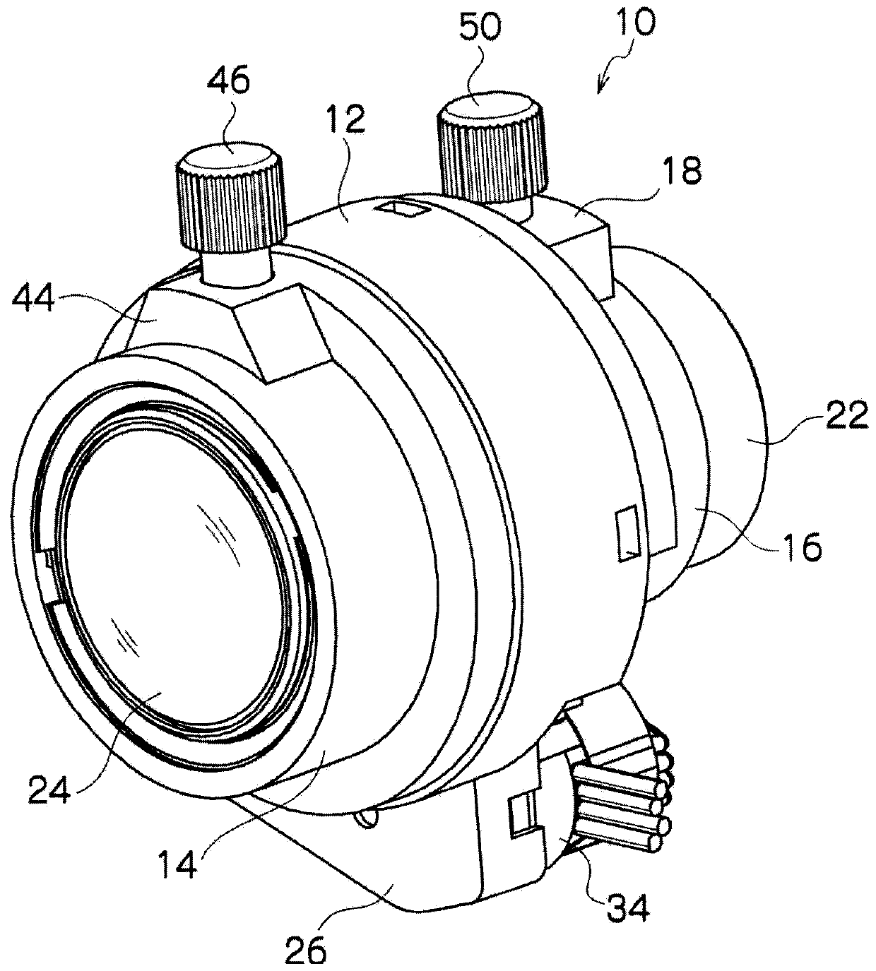 Lens device for surveillance camera