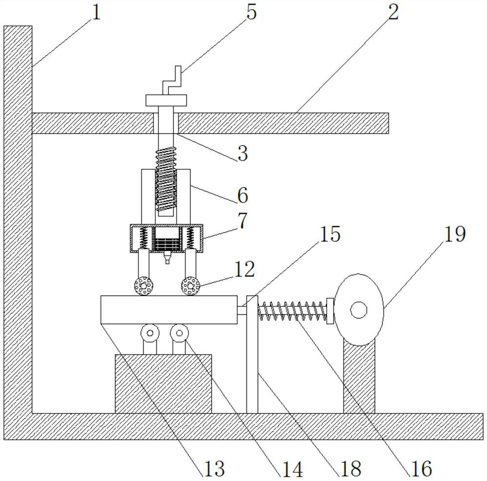 Circular textile flattening device with humidifying function