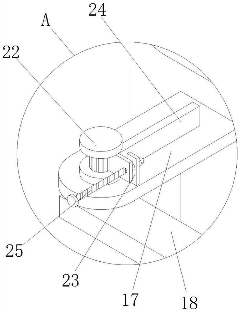 Stabilizing device for fixing wire coil support