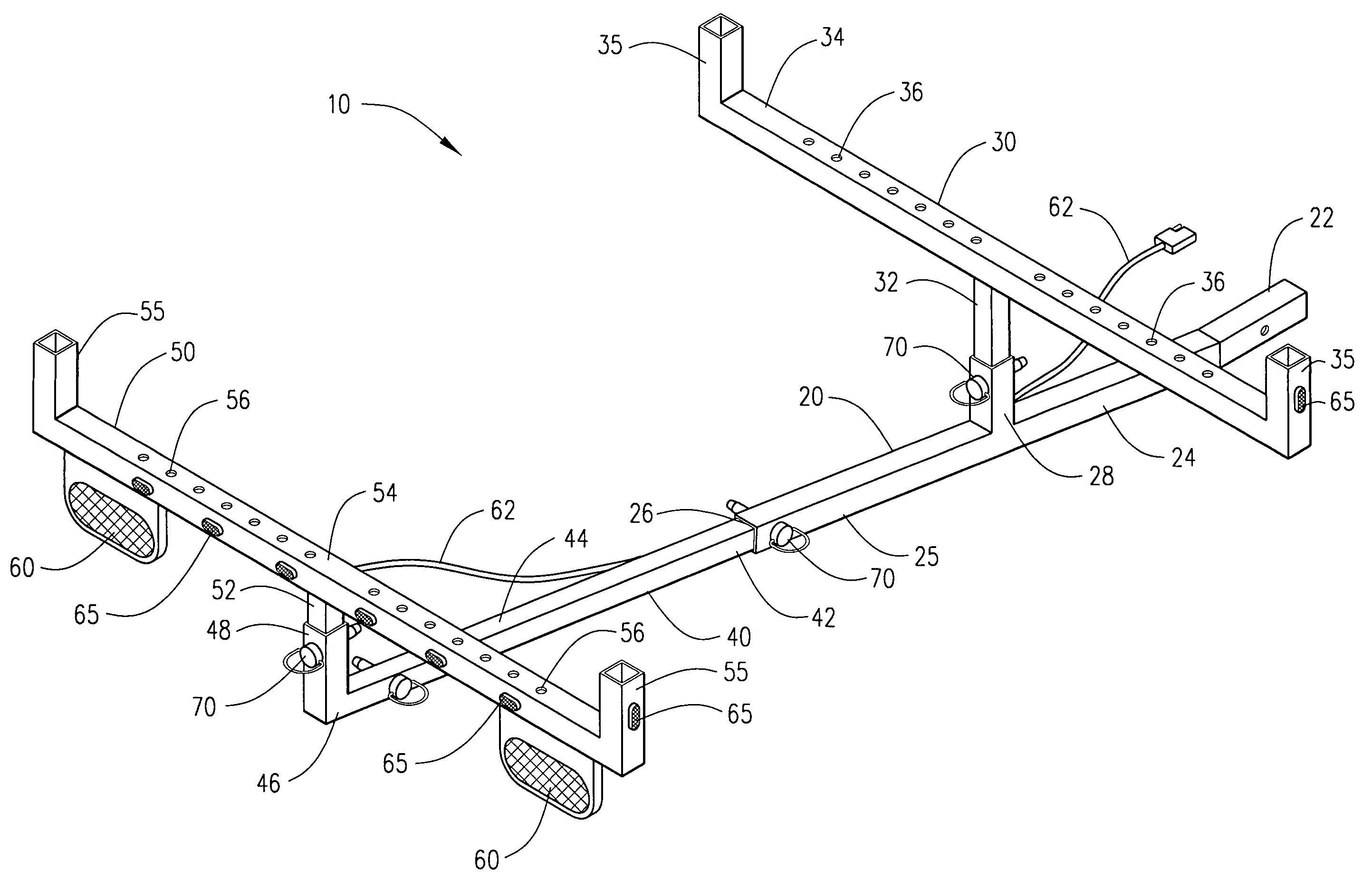 Vehicle cargo bed extension device