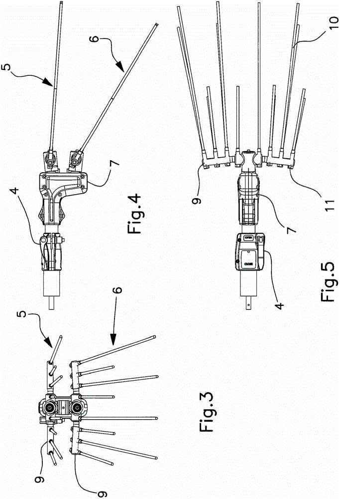 Apparatus for picking olives and the like