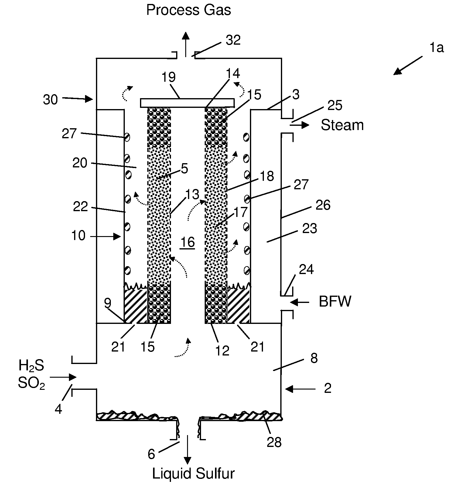 Increased Capacity Sulfur Recovery Plant and Process for Recovering Elemental Sulfur