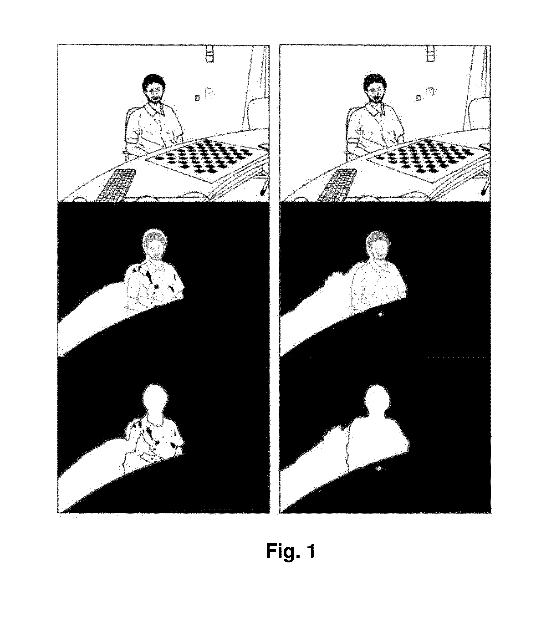 Method and system for images foreground segmentation in real-time