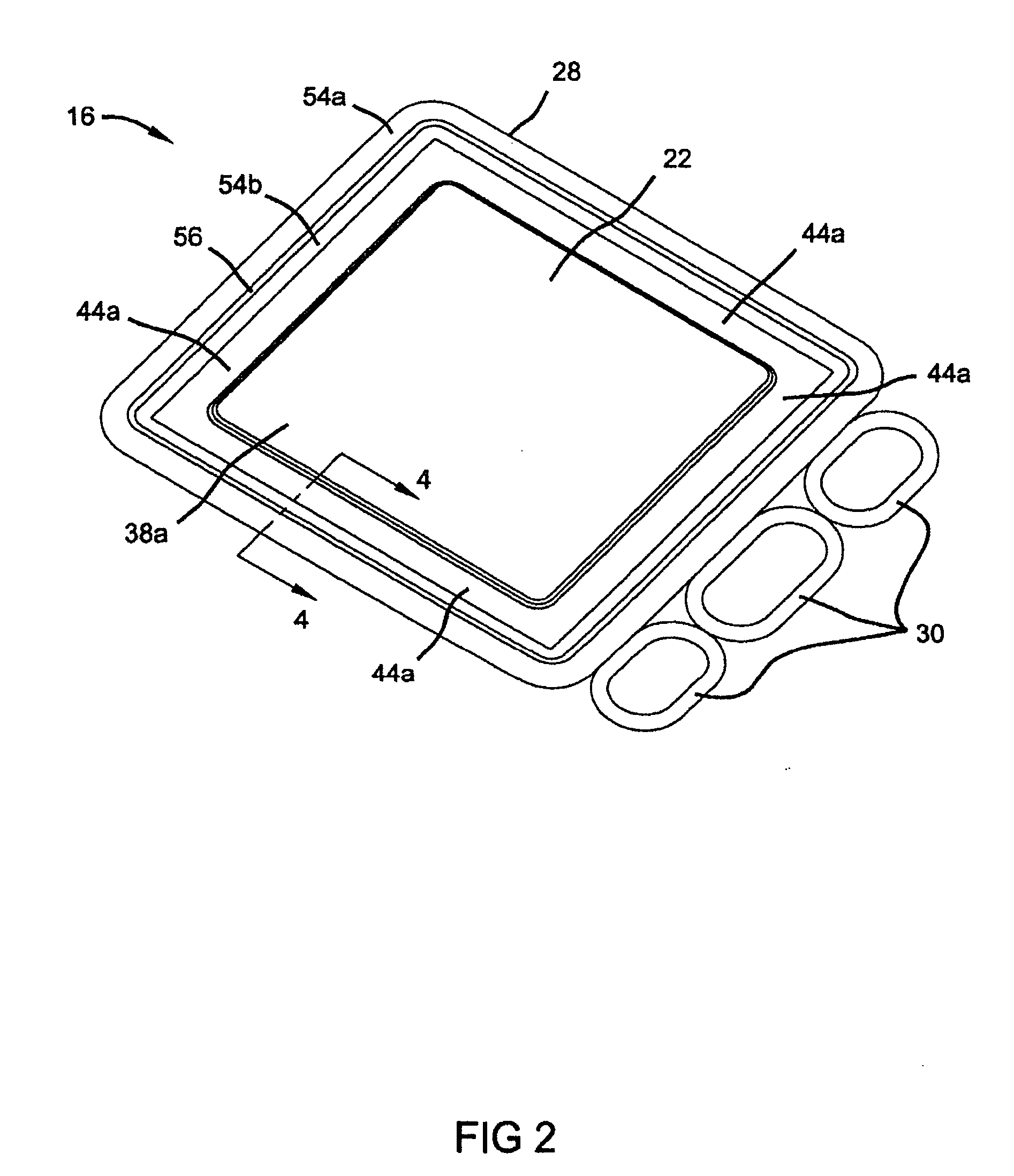 Integrally molded gasket for a fuel cell assembly