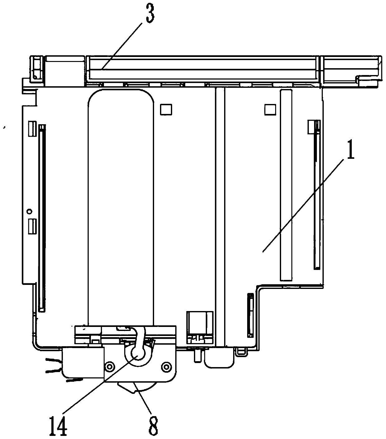 Automatic water box structure