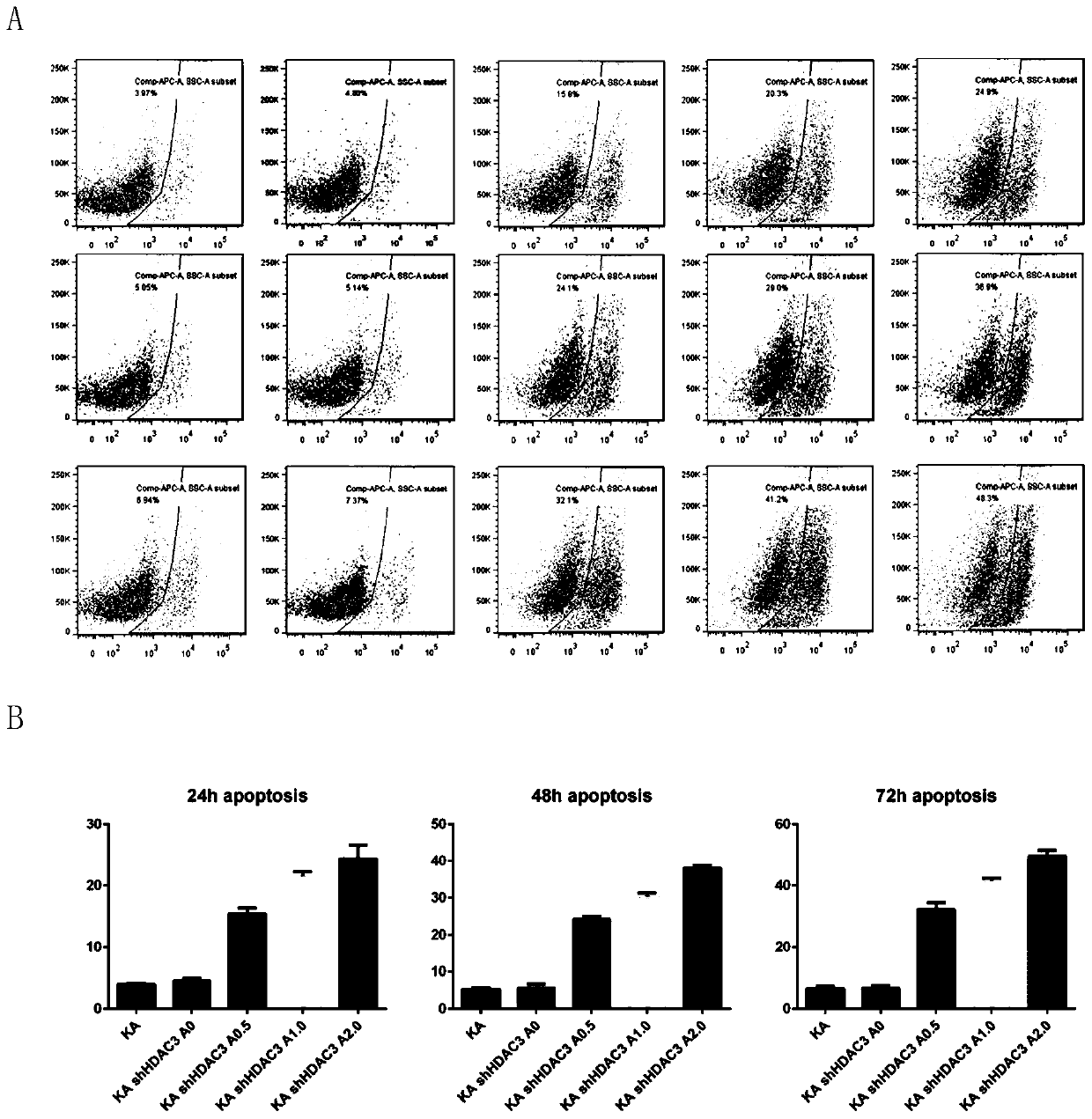 Combined drug for treating leukemia and its application in treating leukemia