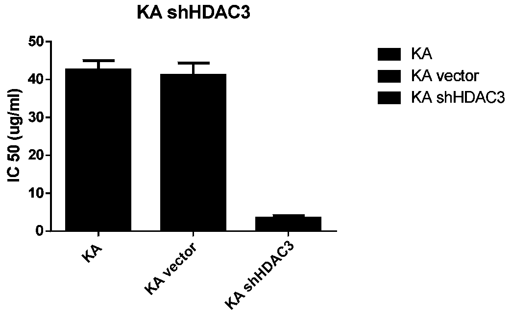 Combined drug for treating leukemia and its application in treating leukemia