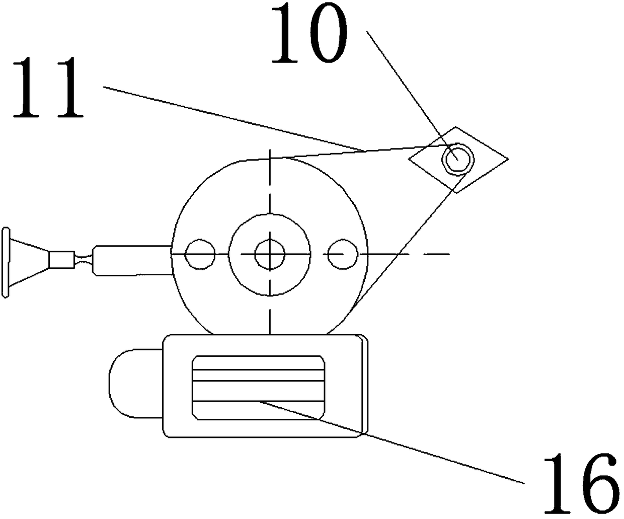 Belt regulating mechanism of fabric cutter for making socks