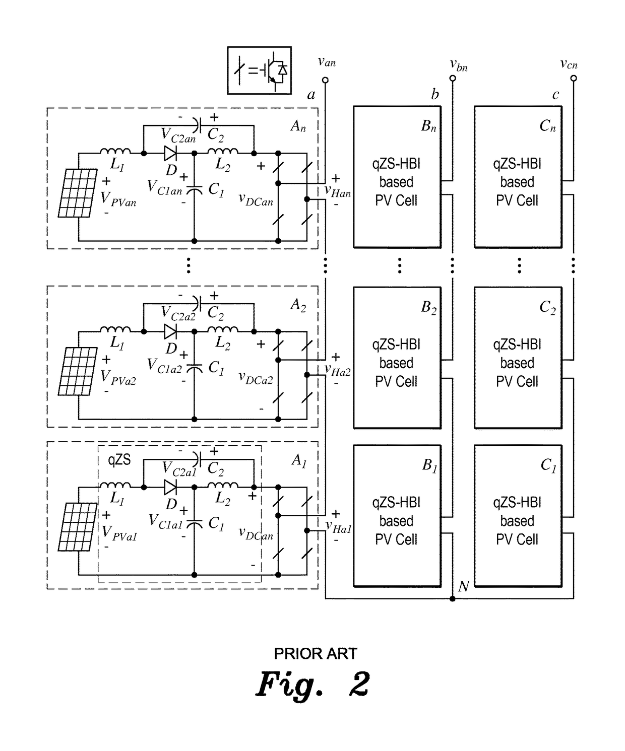 Modulation and control methods for quasi-z-source cascade multilevel inverters