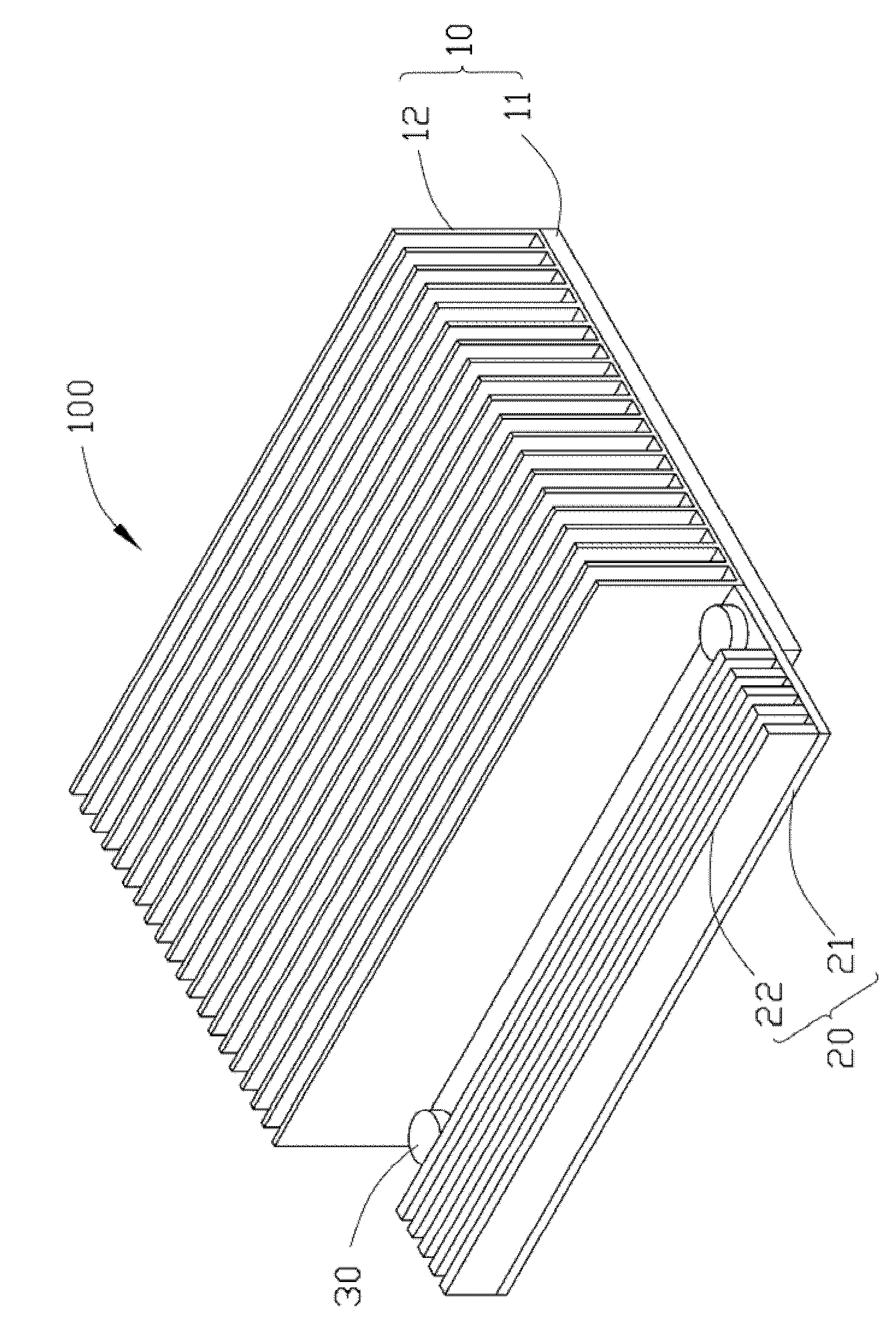 Heat radiation device