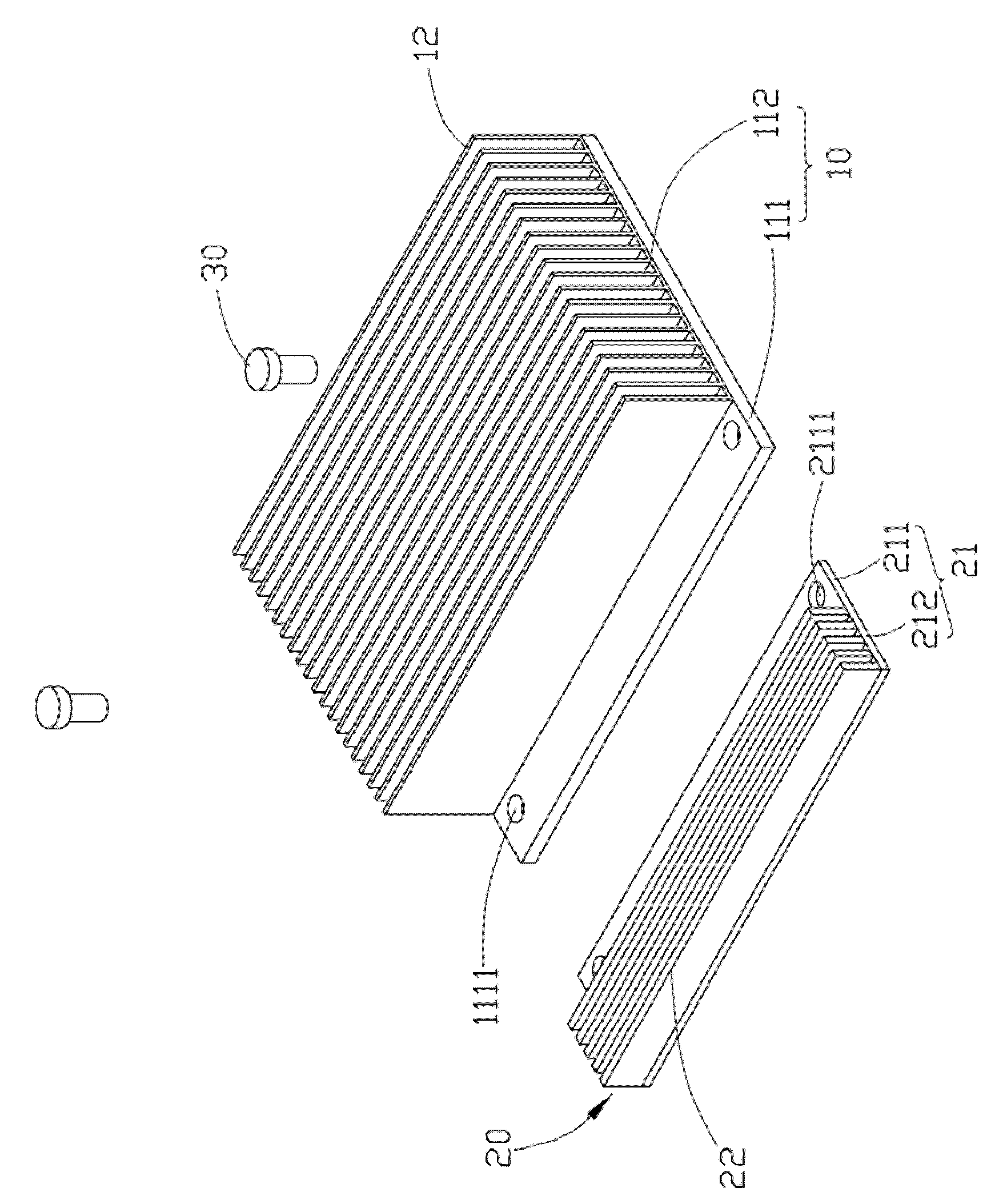 Heat radiation device