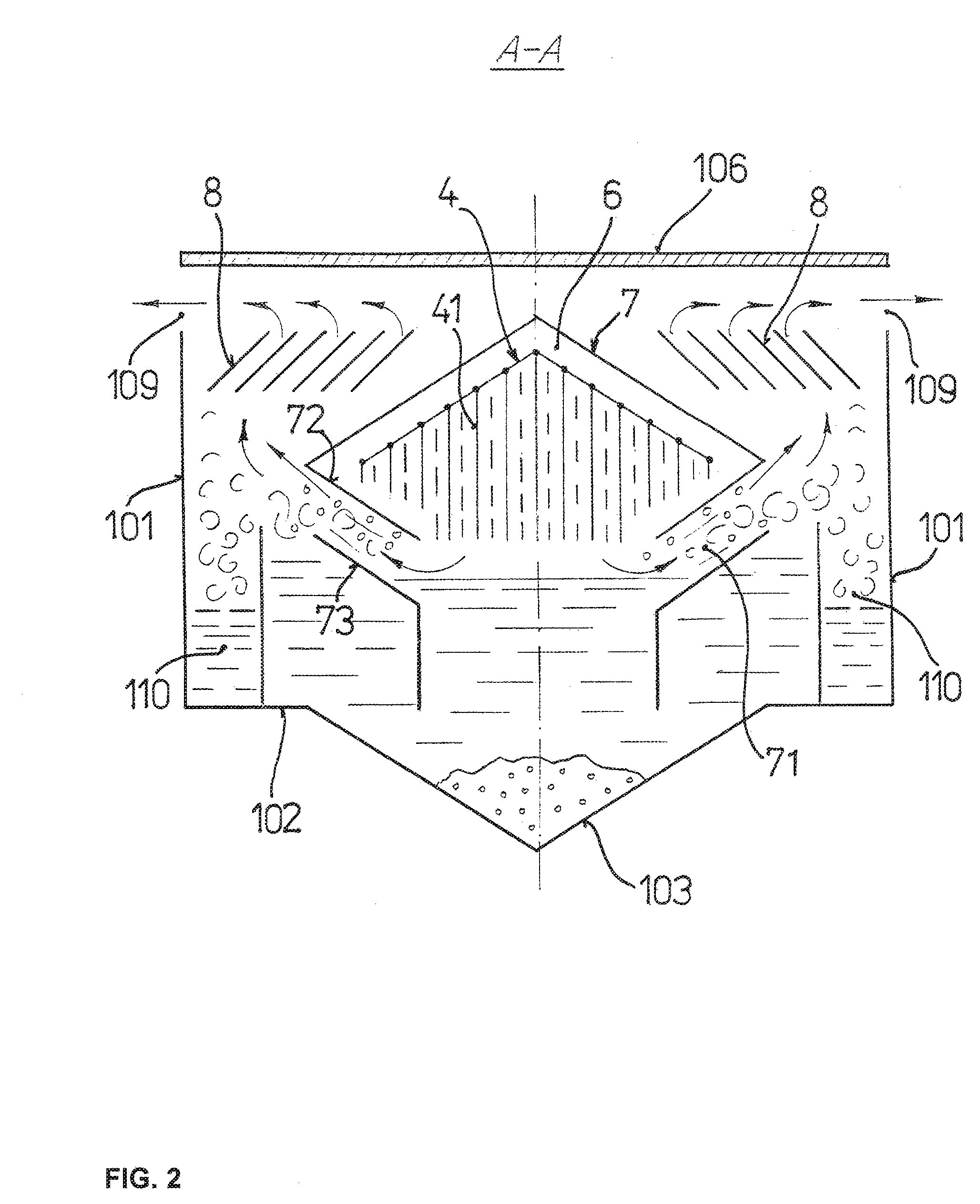 Method for purifying liquids by using ionized aeration