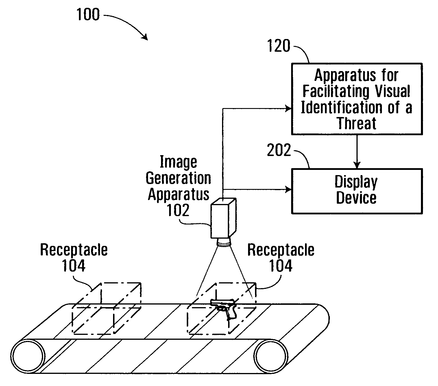 Method and apparatus for use in security screening providing incremental display of threat detection information and security system incorporating same
