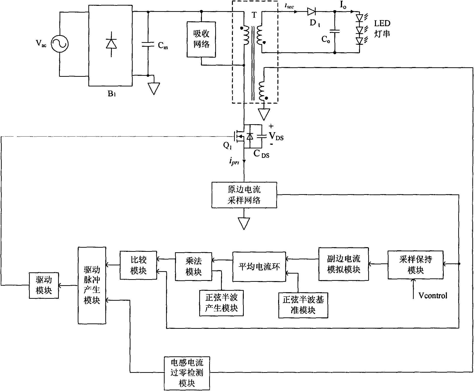 Current reference generation circuit, constant current switch power supply control circuit and control method thereof