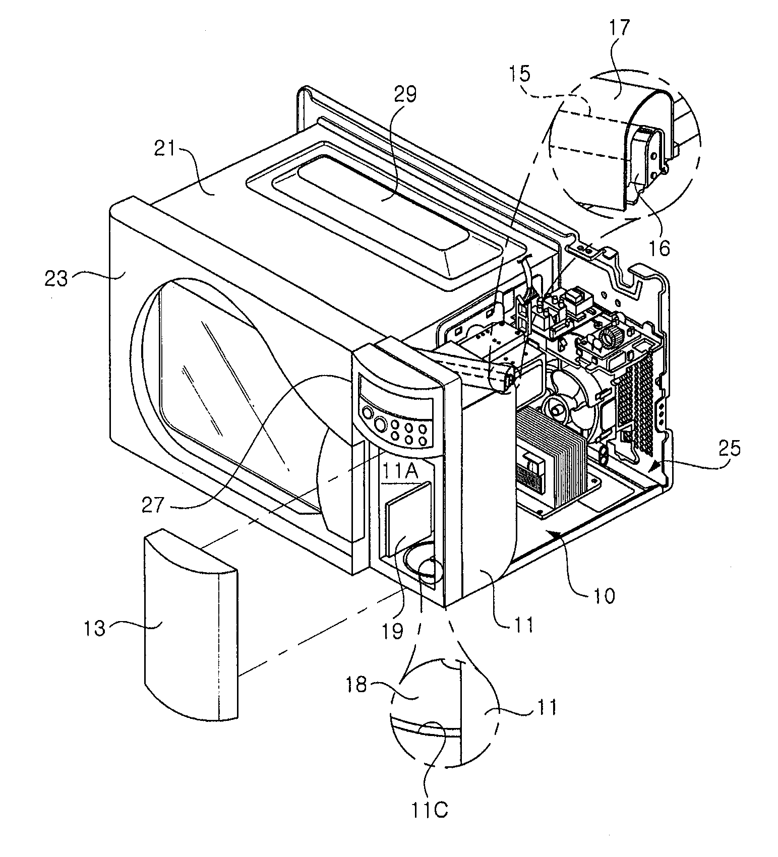 Sterilizing Device With Ultraviolet Ray And Microwave Oven Having The Same