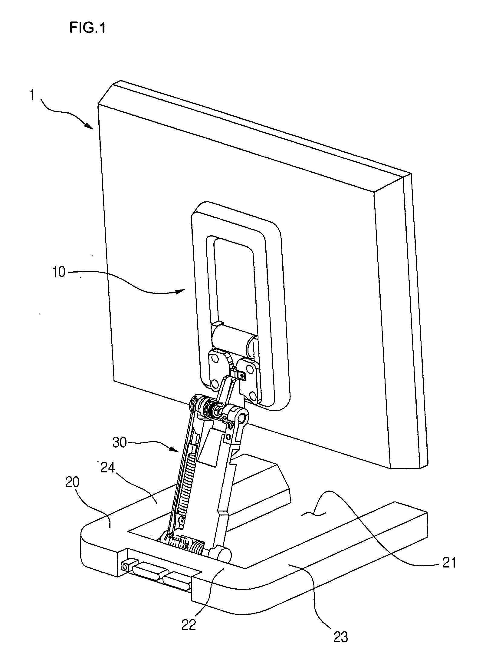 Stand of a display device