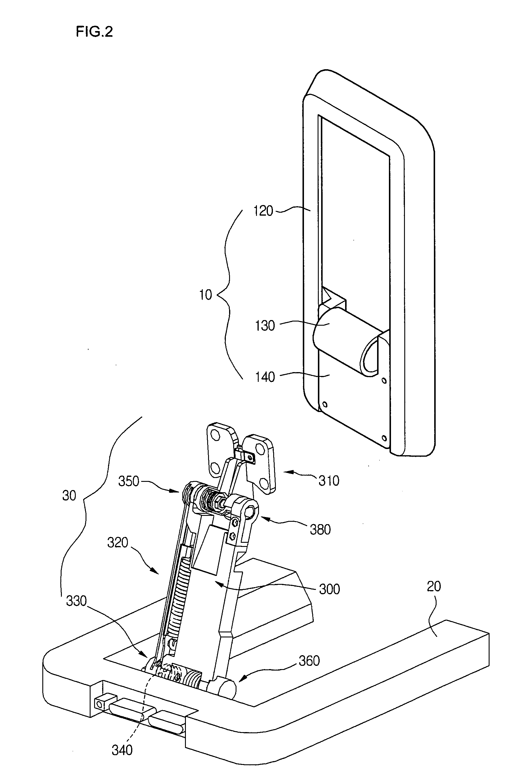Stand of a display device