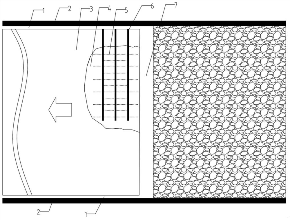 Method for rapidly passing hard rock fault through hydraulic fracturing of underground coal mining working face of coal mine