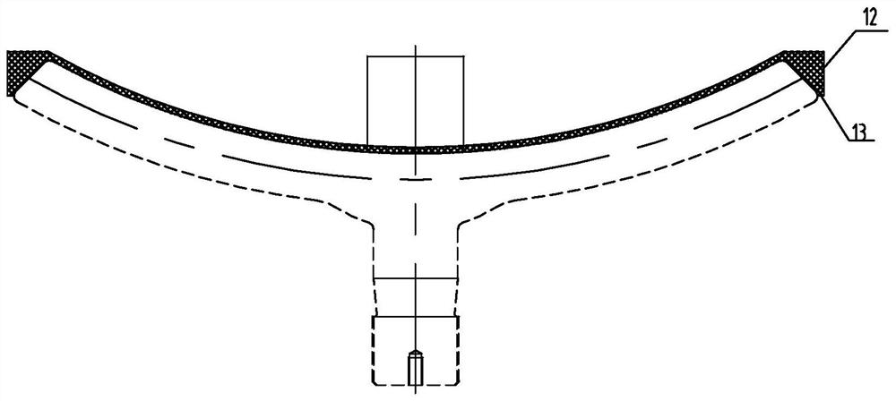 A kind of processing method of umbrella valve disc