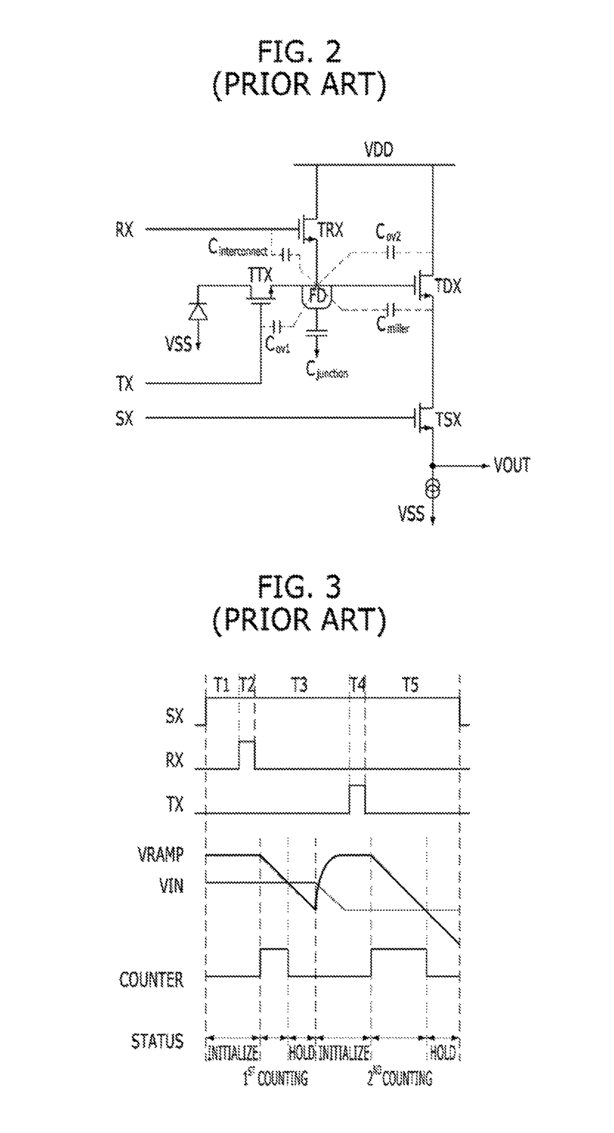 Pixel power noise cancelling apparatus and method for copying and superimposing pixel power noise of pixel column on ramp signal