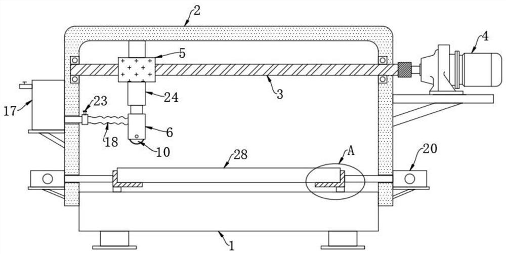 Efficient oil brushing device for wood plates