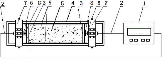 Determination method for restrained expansion rate and expansion rate of expansive concrete from plasticity to hardening