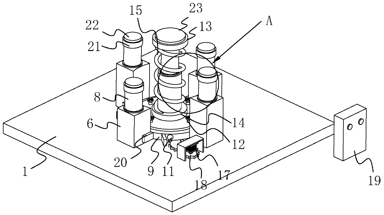 A kind of multistage buffer for elevator