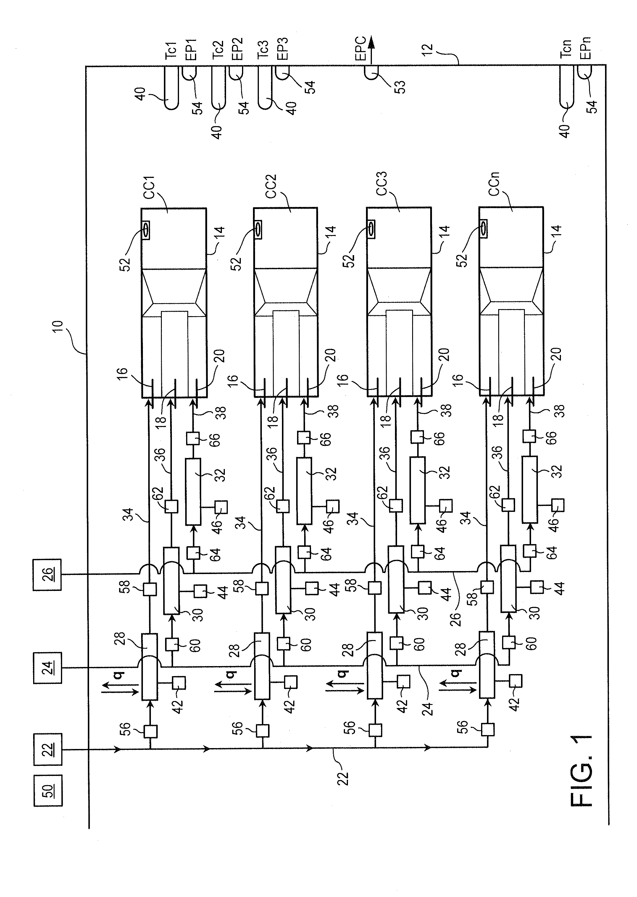 Systems and methods for bulk temperature variation reduction of a gas turbine through can-to-can fuel temperature modulation