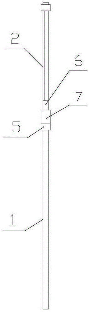 Racket for adhering thread residues