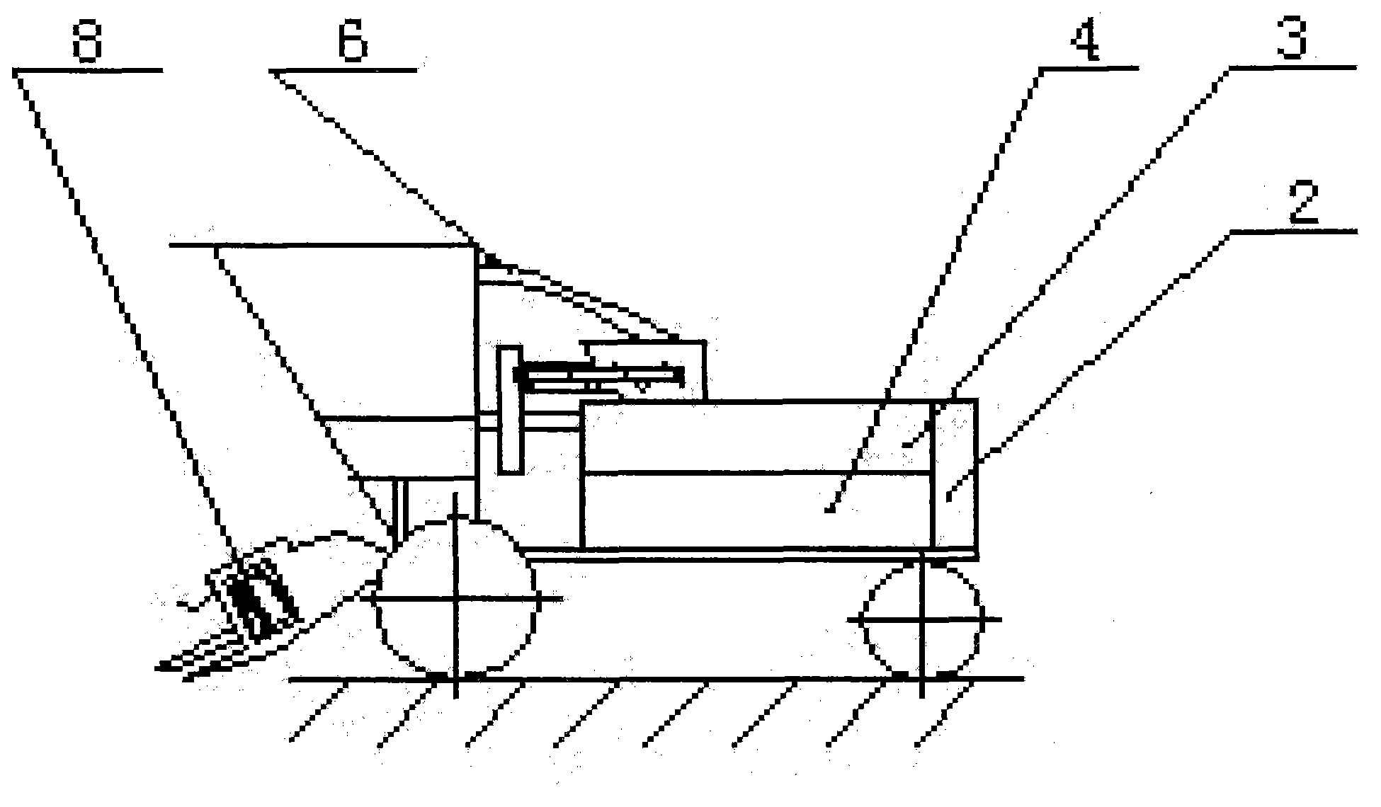 Self-propelled combine corn harvester for harvesting spike or seed, collecting straws and juicing