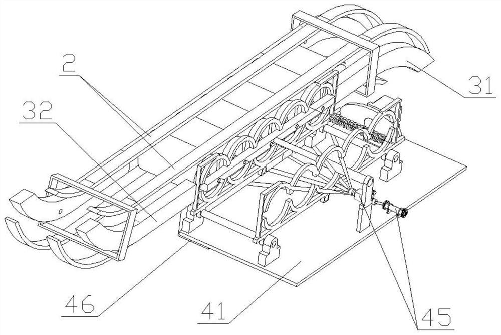 A rejection device applied to the slideway of a can stretching machine