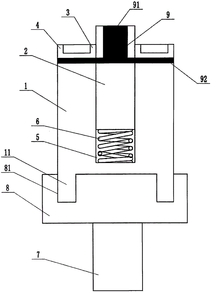 Preheating mounting head for bearing