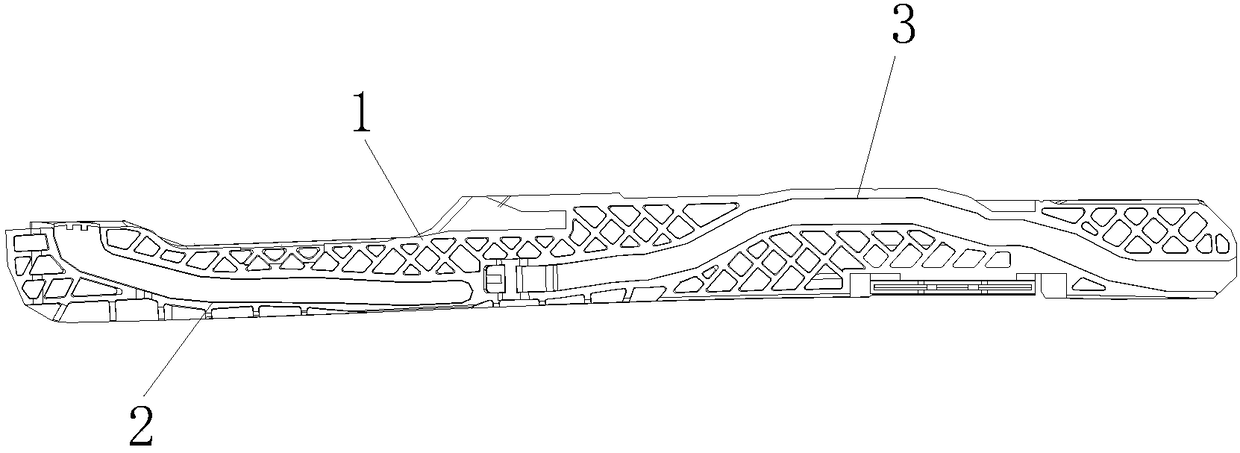 Automobile sunroof motion combination mechanism