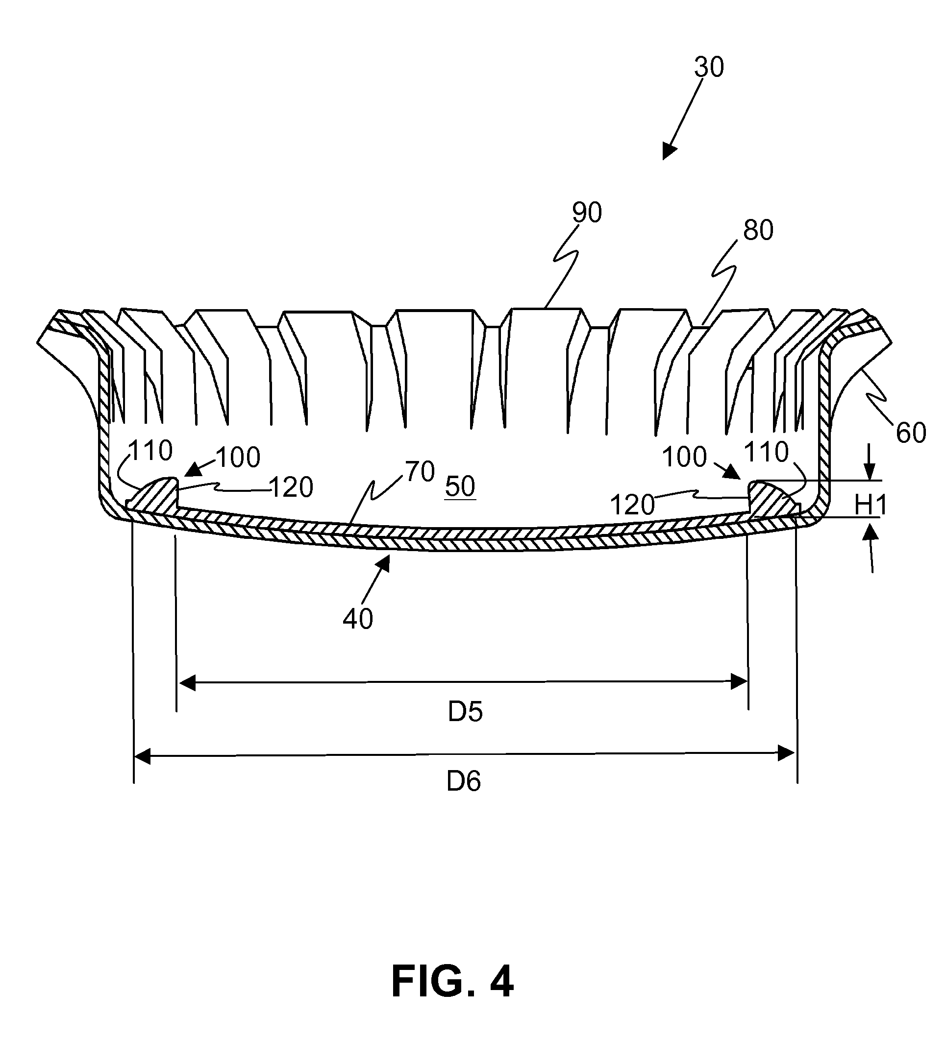 Crown-type metal cap for sealing a metal bottle