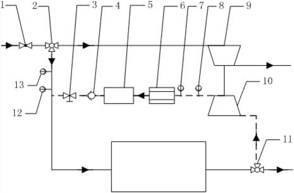 Single-cylinder diesel engine egr device and control method based on high-pressure air source