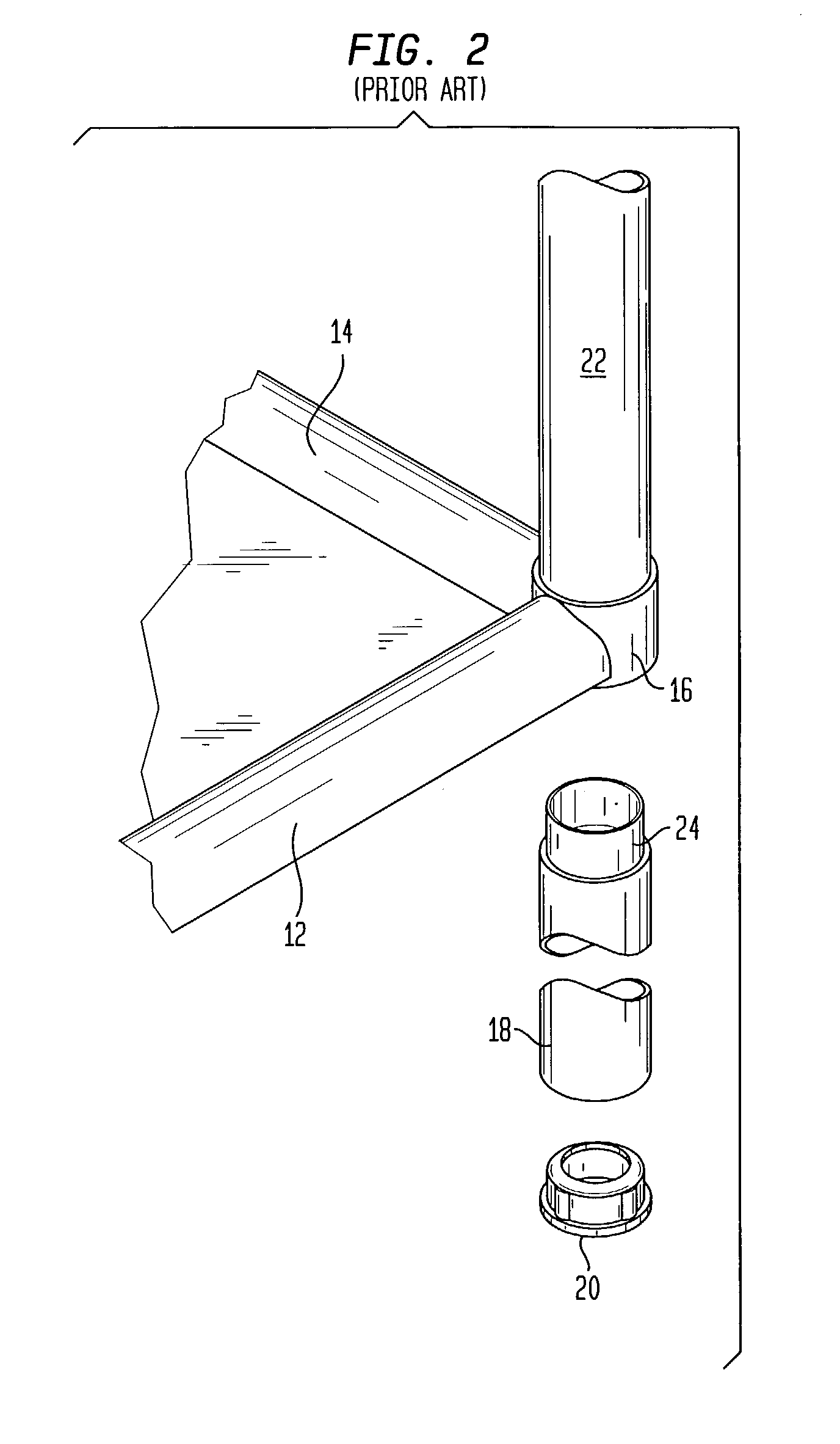 Corner joint and shelf module for use in light-duty all-plastic shelf units